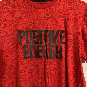 Seven Souls “Positive Energy” Red T-shirt men’s size medium
